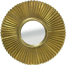 Liberta Sol Καθρέπτης Τοίχου με Χρυσό Πλαστικό Πλαίσιο Μήκους 50cm Σετ 4τμχ 11-0286
