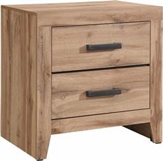 Liberta Solid Κομοδίνο Ξύλινο Μπεζ 58x41x62cm 09-2051