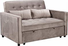 Liberta Solution Διθέσιος Καναπές Κρεβάτι Mushroom 133x94x87cm 70-0343