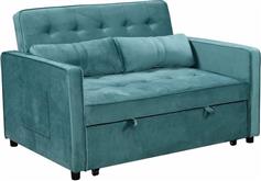 Liberta Solution Διθέσιος Καναπές Κρεβάτι Petrol 133x94x87cm 70-0345