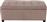 Liberta Ταμπουρέ με Αποθηκευτικό Χώρο Επενδυμένο με Ύφασμα Tip Μπεζ 102x42x40cm 16-0298