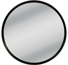 Liberta Tondo Καθρέπτης Τοίχου με Μαύρο Ξύλινο Πλαίσιο Mήκους 80cm 11-0261