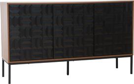 Liberta Zuma Μπουφές Ξύλινος Καρύδι-Μαύρο 148x40x85.5cm 05-0766