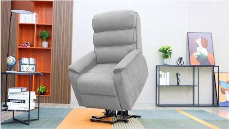 Life Care JKY-9182 Πολυθρόνα Relax Massage με Υποπόδιο σε Γκρι Χρώμα 78x90x105cm M-821