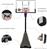 Life Sport S024 Μπασκέτα με Βάση και Ρυθμιζόμενο Ύψος 230-305cm