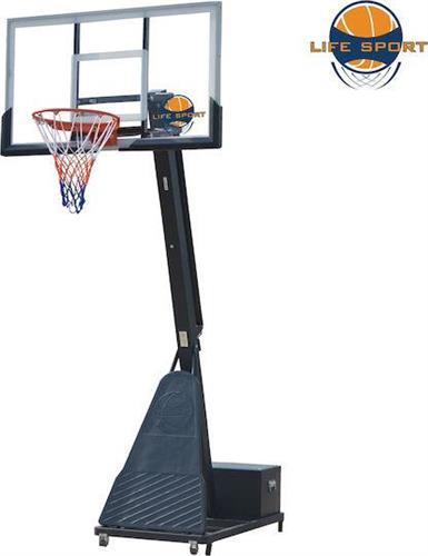Life Sport S027A Μπασκέτα με Βάση και Ρυθμιζόμενο Ύψος 235-305cm