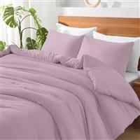 Lino Basico Σετ Σεντόνια Υπέρδιπλα 240x260cm Lilac 4τμχ 1500005131
