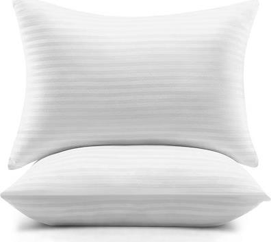 Lino Basko Σετ Μαξιλαροθήκες 50x70cm White 1800001751