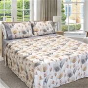 Lino Bedzen Σετ Σεντόνια Υπέρδιπλα 240x260cm Light Grey 4τμχ 1500005055