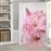 Lino Blossia Κουρτίνα Μπάνιου 180x200cm Ροζ 2600000514