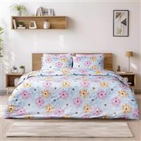 Lino Blume Σετ Σεντόνια Ημίδιπλα 170x260cm Blue 3τμχ 1500004762