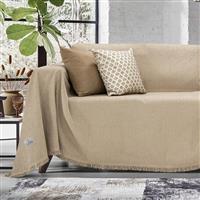Lino Boxi Ριχτάρι Διθέσιου Καναπέ 180x250cm Beige 3000004223