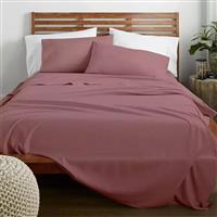 Lino Claro Σεντόνι Μονό με Λάστιχο 100x200+30cm Eng. Rose 1000002812