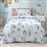Lino Cloud Kingdom Σετ Σεντόνια Ημίδιπλα Βαμβακερά Mint 170x260cm 1500005262