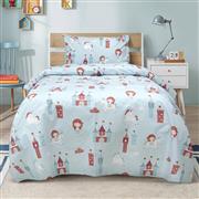 Lino Cloud Kingdom Σετ Σεντόνια Ημίδιπλα Βαμβακερά Mint 170x260cm 1500005262