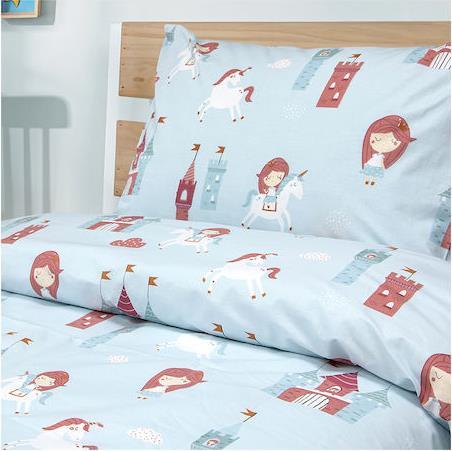Lino Cloud Kingdom Σετ Σεντόνια Ημίδιπλα Βαμβακερά Mint 170x260cm 1500005262