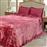 Lino Cobertor Emb Κουβέρτα Βελουτέ Υπέρδιπλη 220x240cm Apple 1300001462