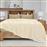 Lino Cocoon Κουβέρτα Πικέ Υπέρδιπλη 240x260cm Εκρού 1300002023