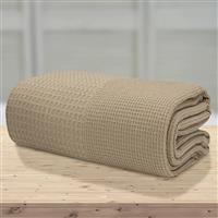 Lino Dama Κουβέρτα Πικέ Διπλή 200x230cm Beige 1300001791