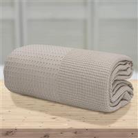 Lino Dama Κουβέρτα Πικέ Διπλή 200x230cm Grey 1300001793