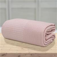 Lino Dama Κουβέρτα Πικέ Διπλή 200x230cm Pink 1300001790