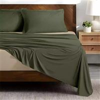 Lino Doble Σετ Σεντόνια Υπέρδιπλα 240x260cm Cream-Veraman 4τμχ 1500005225