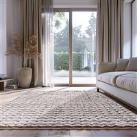 Lino Doux Αντιολισθητικό Χαλί Ορθογώνιο Beige 160x230 7000002409