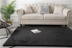Lino Doux Αντιολισθητικό Χαλί Ορθογώνιο Black 160x230 7000002393