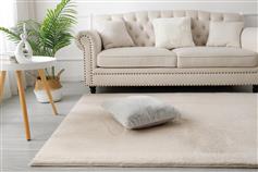 Lino Doux Αντιολισθητικό Χαλί Ορθογώνιο Cream 67x140cm 7500000395