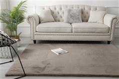 Lino Doux Αντιολισθητικό Χαλί Ορθογώνιο Mocca 67x140cm 7500000396