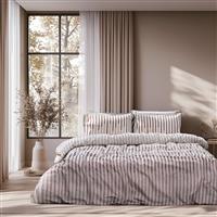 Lino Elan Σετ Σεντόνια Ημίδιπλα με Λάστιχο 110x200+32cm Μπεζ 3τμχ 1500005407