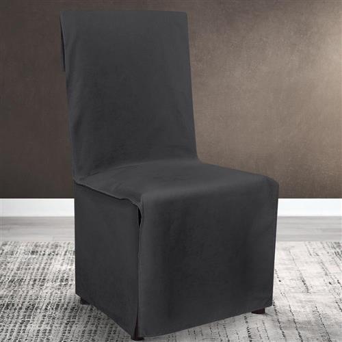 Lino Ελαστικό Κάλυμμα Καρέκλας Renas Dark Grey