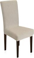 Lino Elegance Ελαστικό Κάλυμμα Καρέκλας Μπεζ 48cm 3100000221