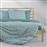 Lino Ikat Σετ Σεντόνια King Size 260x270cm Μέντα 4τμχ 1500005529