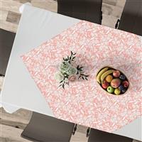 Lino Καρέ Τραπεζομάντηλο Izal 301 Ροζ 90x90cm