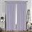Lino Κουρτίνα με Τρέσα Line 306 Lilac 300x295cm