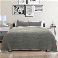 Lino Lasy Κουβέρτα Καλοκαιρινή Υπέρδιπλη 600gsm Grey 230x240 1300001876