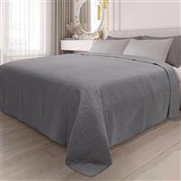 Lino Ligero Κουβερλί Υπέρδιπλο Microfiber Grey 220x240cm 1100001815