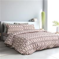 Lino Linear Σετ Σεντόνια Ημίδιπλα με Λάστιχο 105x200+30cm Brown 3τμχ 1500004887