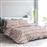 Lino Linear Σετ Σεντόνια Υπέρδιπλα με Λάστιχο 165x200+30cm Brown 4τμχ 1500004867