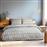 Lino Linear Σετ Σεντόνια Υπέρδιπλα με Λάστιχο 165x200+30cm Olive 4τμχ 1500004866