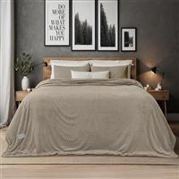 Lino Lofti Κουβέρτα Προβατάκι Υπέρδιπλη 220x240cm Taupe 1300002052