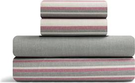 Lino Madison Σετ Σεντόνια King Size 260x270cm Dusty Pink 4τμχ 1500005534