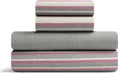 Lino Madison Σετ Σεντόνια King Size 260x270cm Dusty Pink 4τμχ 1500005534