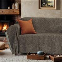Lino Malta Ριχτάρι Διθέσιου Καναπέ 180x250cm Μόκα 3000004517