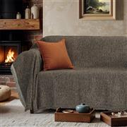 Lino Malta Ριχτάρι Πολυθρόνας 180x180cm Μόκα 3000004516