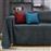 Lino Malta Ριχτάρι Πολυθρόνας 180x180cm Petrol 3000004273