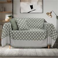 Lino Milto Ριχτάρι Διθέσιου Καναπέ 180x250cm Green 3000004145