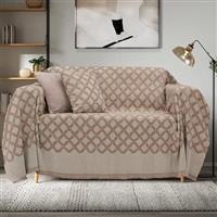 Lino Milto Ριχτάρι Τριθέσιου Καναπέ 180x300cm Dusty Pink 3000004149