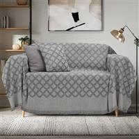 Lino Milto Ριχτάρι Τριθέσιου Καναπέ 180x300cm Grey 3000004152